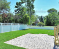 Rear Yard with Paver Patio