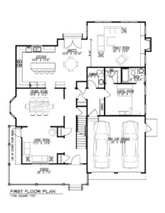 First Floor B&W- 129 Brightwood Ave.