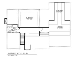 14 Wychview Drive, Westfield- Attic Floor Plan
