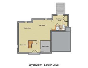 14 Wychview Drive, Westfield- Color Basement Floor Plan