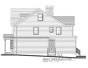 14 Wychview Drive, Westfield- Right Side Elevation B&W
