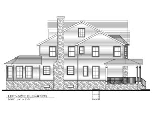 20 Barchester Way, Westfield- Left Side Elevation
