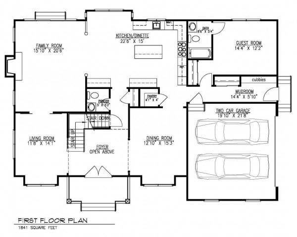 1st Floor Plan