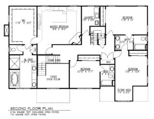 221 Golf Edge, Westfield- 2nd Floor Plan