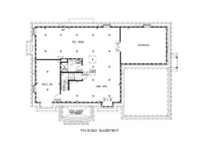 221 Golf Edge, Westfield- Basement Floor Plan