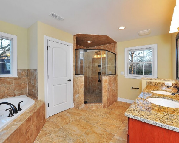 Master Bathroom with Jetted Tub