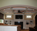 Family Room with Built Ins