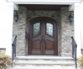 Mahogany Front Door