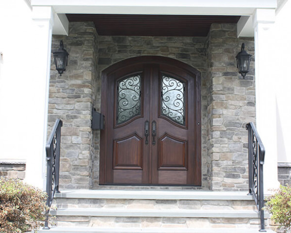 Mahogany Front Door