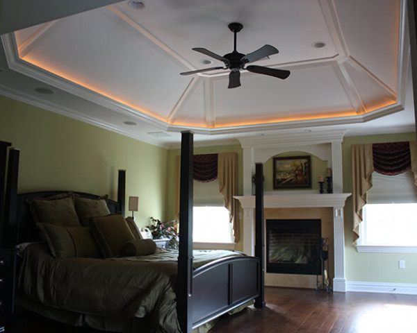 Master Bedroom with Fireplace