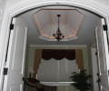 Master Sitting Room with Arch Entryway