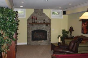 405 Quantuck Lane, Westfield- Stone Fireplace with Recycled Timber Mantle