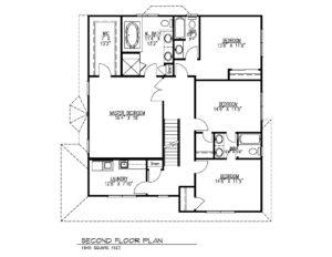 443 Beechwood Place, Westfield- 2nd Floor Elevation