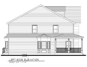 443 Beechwood Place, Westfield- Left Side Elevation