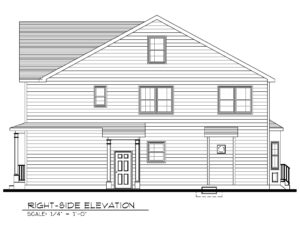 443 Beechwood Place, Westfield- Right Side Elevation