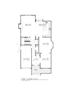 610 Cumberland Street, Westfield- 1st Floor Plan B&W
