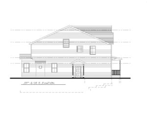 610 Cumberland Street, Westfield- Left Elevation B&W