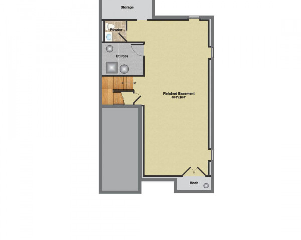 Floorplan Basement Color