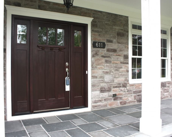 Front Entry with Stone