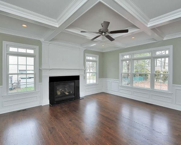 Family Room I with Coffer Ceiling