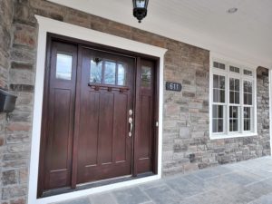 611 Norwood Drive, Westfield- Front Door and Stone Work