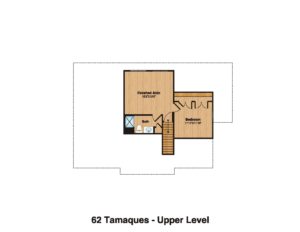62 Tamaques Way, Westfield- Attic Plan Color