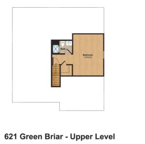 621 Green Briar Court, Westfield- Attic Color