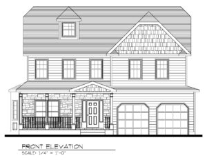 621 Green Briar Court, Westfield- Front Elevation
