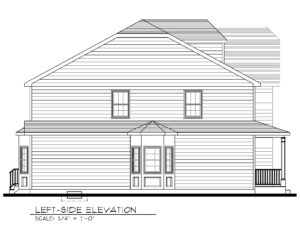 621 Green Briar Court, Westfield- Left Side Elevation