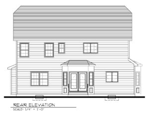 621 Green Briar Court, Westfield- Rear Elevation