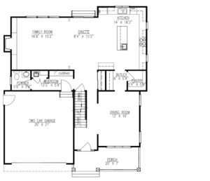 627 Leigh Drive, Westfield- 1st Floor Plan