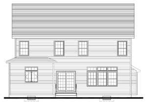 627 Leigh Drive, Westfield- Rear Elevation