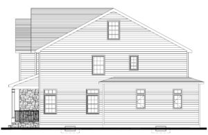627 Leigh Drive, Westfield- Right Elevation