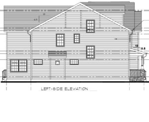 648 Maple Street, Westfield- Left Side Elevation
