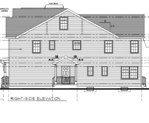 648 Maple Street, Westfield- Right Side Elevation