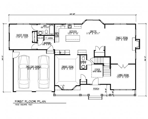 1st Floor Plan