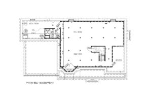 670 Carleton Road, Westfield- Basement Floor Plan