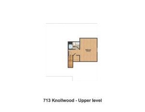 713 Knollwood Terrace, Westfield- Attic Floor Plan Color