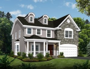 713 Knollwood Terrace, Westfield- Knollwood Front Color Rendering
