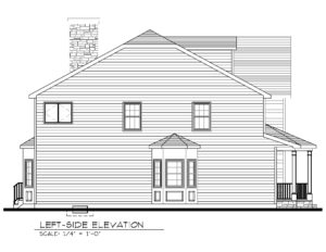 713 Knollwood Terrace, Westfield- Left Elevation