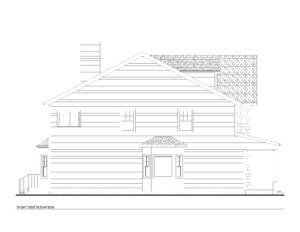 728 Harding Left Elevation