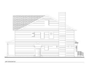728 Harding - Right Side Elevation