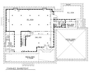 816 Knollwood Terrace, Westfield- Basement Floor Plan