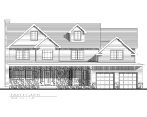 816 Knollwood Terrace, Westfield- Front Elevation