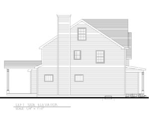 816 Knollwood Terrace, Westfield- Left Side Elevation