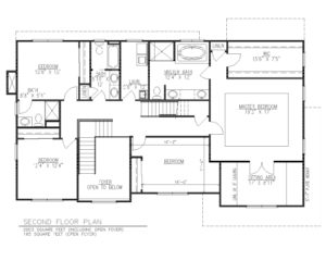 816 Knollwood Terrace, Westfield- Second Floor Plan