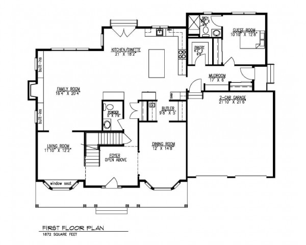 1st Floor Plan