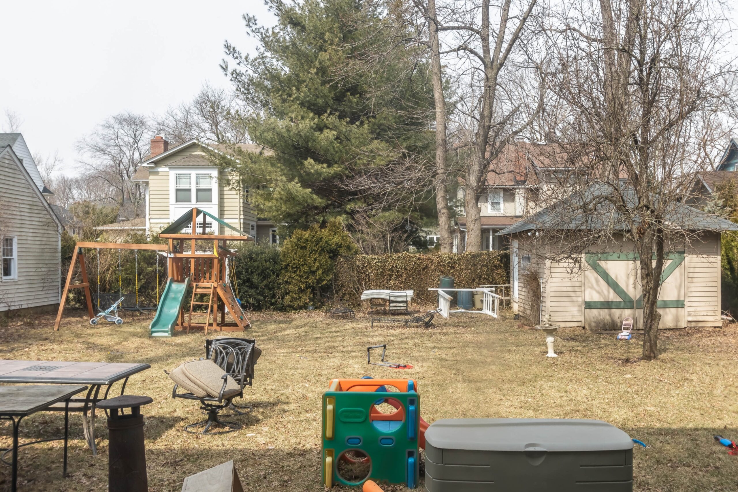 Before - Original Rear Yard