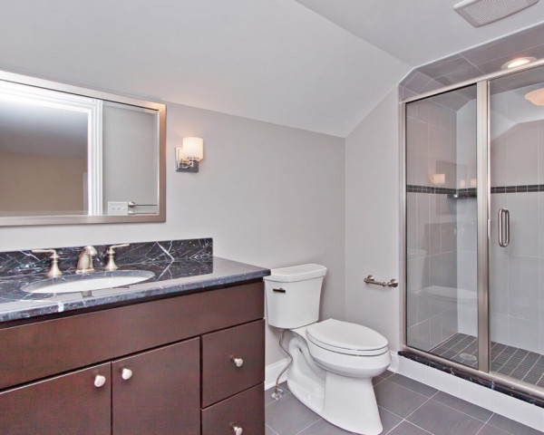 Attic Bathroom Shower