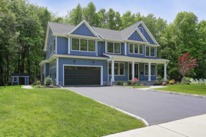 Front Elevation with Shed